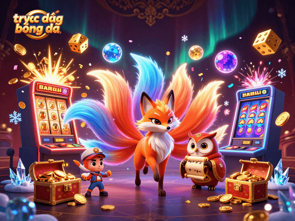 Experience trực tiếp bóng đá with vibrant 3D characters and exciting casino games. Perfect for all fans!