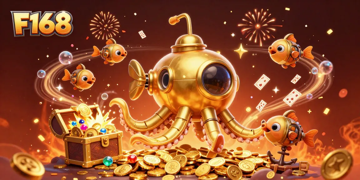 Experience thrilling wins with F168 in this vibrant underwater casino adventure.