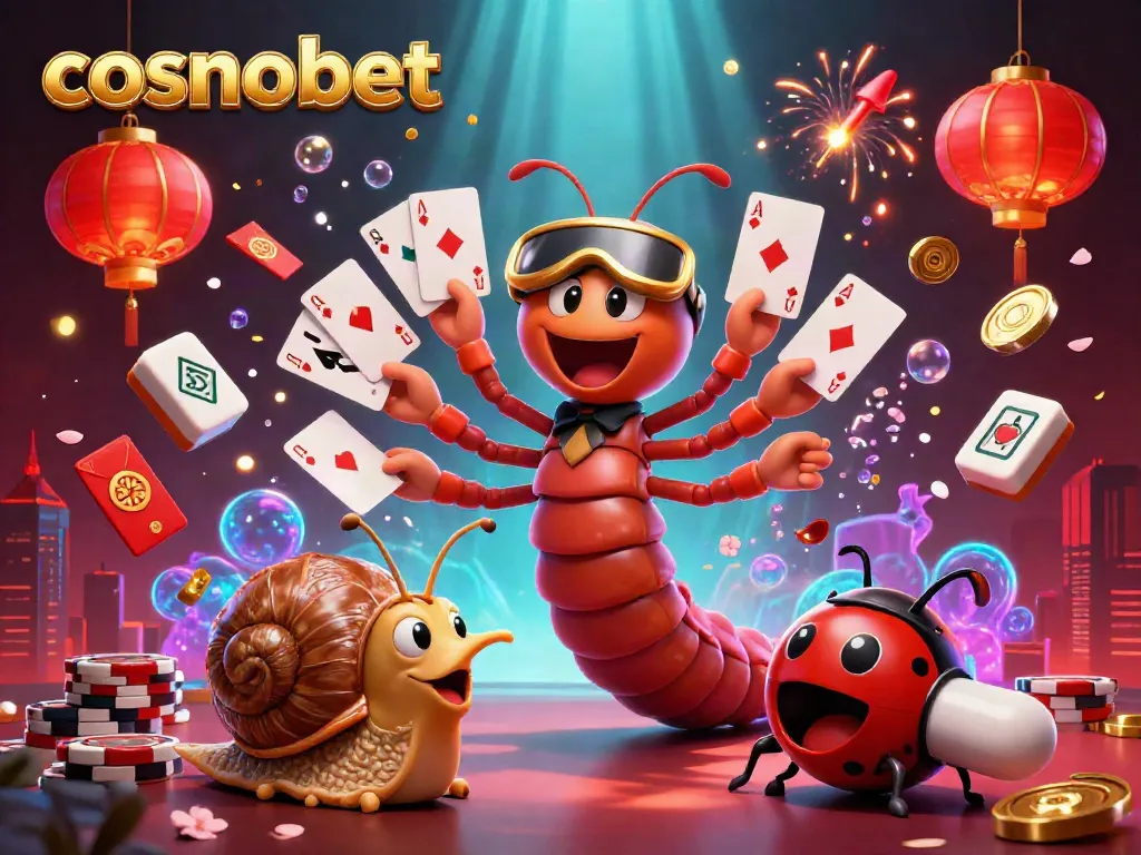 Engage with cosmobet and its vibrant casino scene featuring unique characters and dynamic game elements.