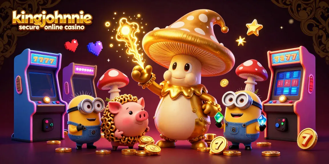 Experience the magic of kingjohnnie secure online casino with engaging slot gaming elements and vibrant characters.