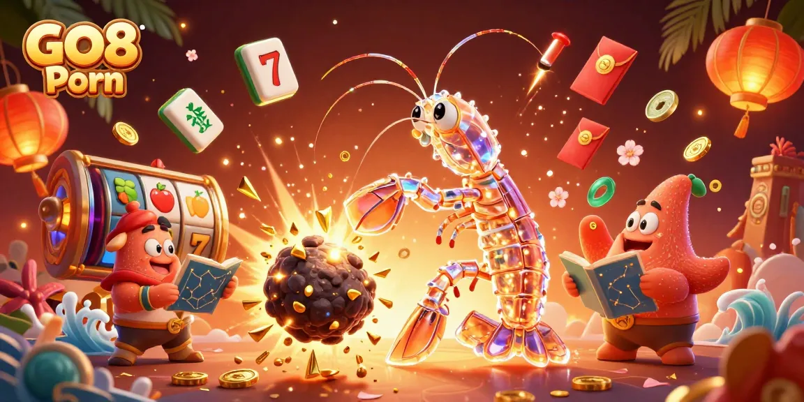 Engage in thrilling gaming adventures at GO8 Porn with stunning visuals of samurai shrimp and dynamic slot games.