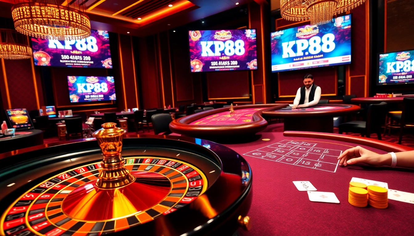 Experience the excitement of KP88 with thrilling casino games and vibrant atmosphere.