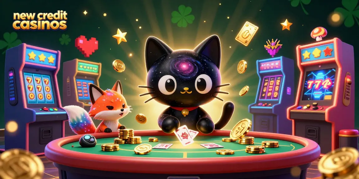 Play exciting games at new credit card casinos with immersive 3D characters and vibrant casino elements.