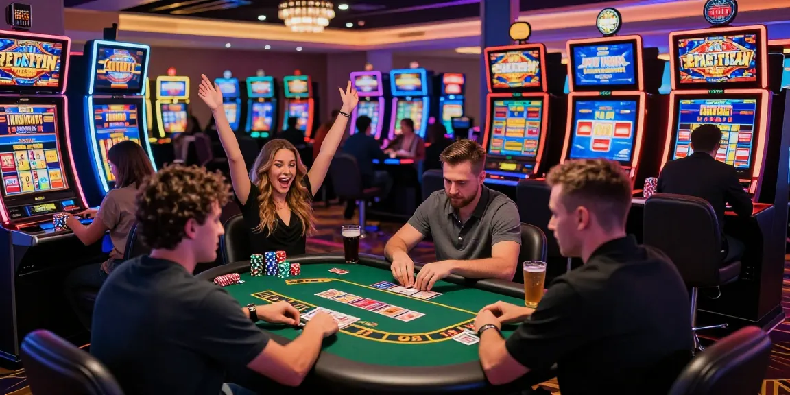 The lively gaming scene at a credit card casino in the UK, featuring players enjoying various table games and slots, showcasing the excitement of https://scoarch.org.uk.