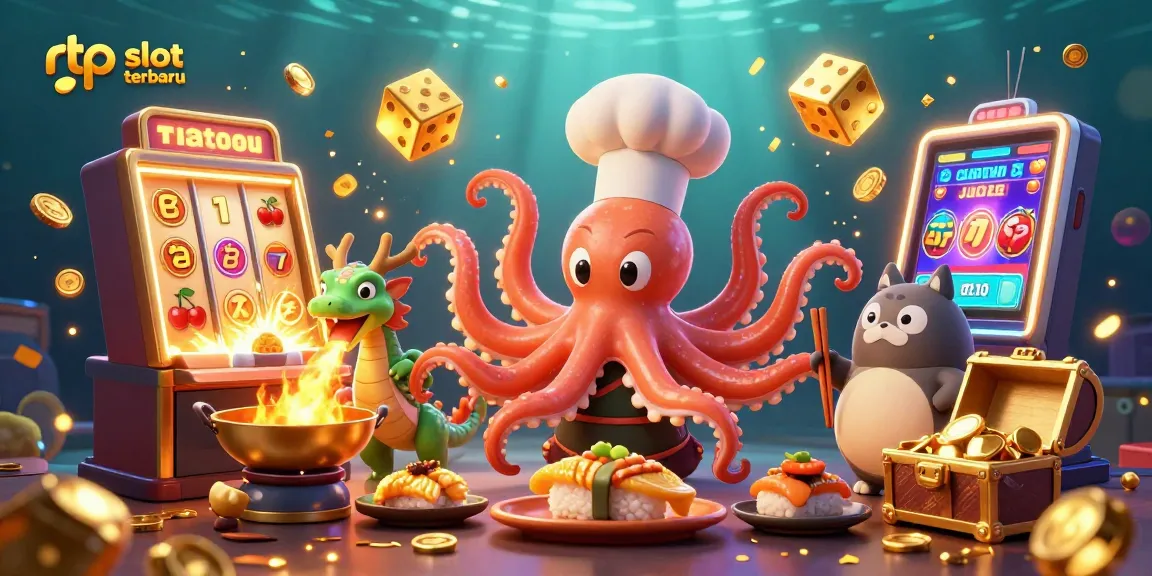 Spin the reels with rtp slot terbaru showcasing vibrant characters and thrilling casino elements.