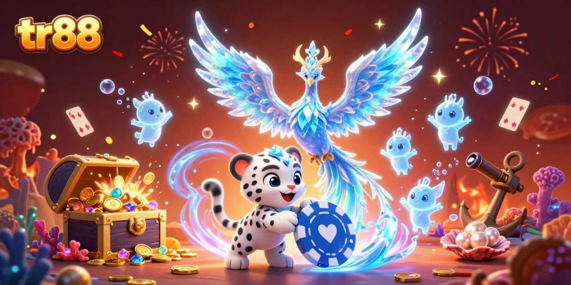 Experience the thrill of tr88 with exciting games and rewards featuring vibrant 3D visuals.